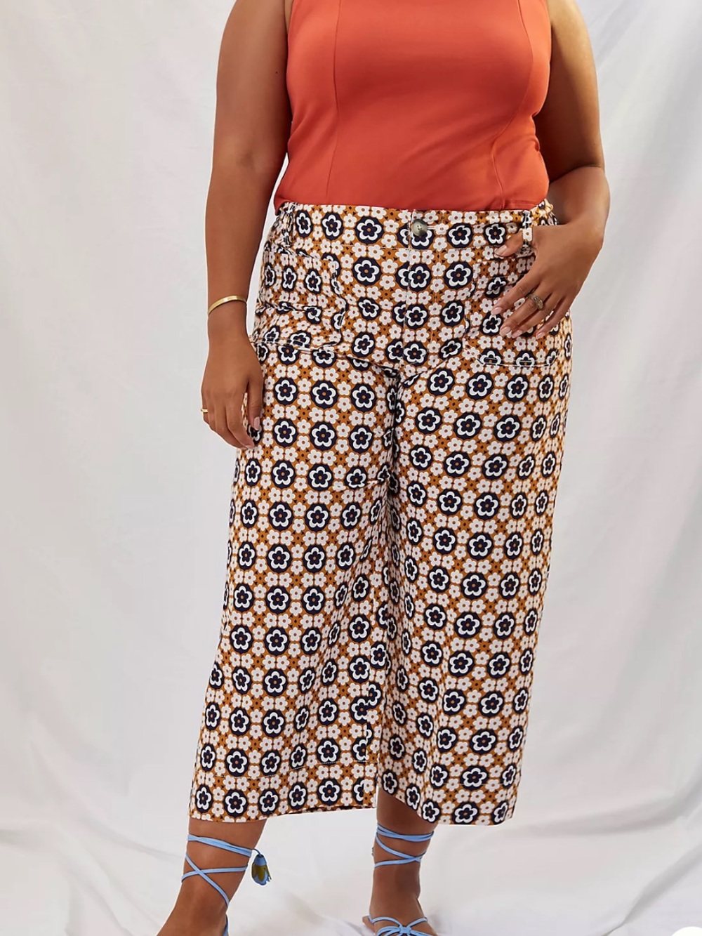 Maeve The Colette Wide Leg Retro Pants Size 22W